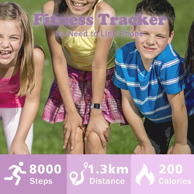 A ALPS Kids Watches for Girls Boys Digital Sport Watch with Step Counter Pedometer Vibration Alarm Clock, No App Waterproof Fitness Tracker Kids Watch Boys Girls Teens Students Ages 5-16 - Image 2